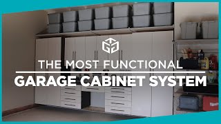 The Most Functional Garage Cabinet Systems by Gorgeous Garage [upl. by Aisyla]