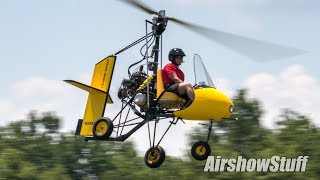 Ultralight Field  Helicopters and Autogyros Tuesday Part 1  EAA AirVenture Oshkosh 2018 [upl. by Acisseg255]