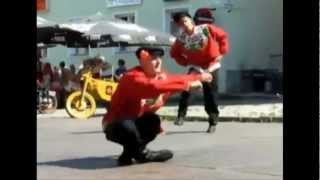 Male Russian Dancers Doing a Traditional Dance [upl. by Cora]