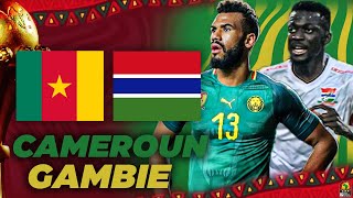 🔴🇬🇲🇨🇲 GAMBIE  CAMEROUN  14 EME FINALE CAN [upl. by Dihsar]