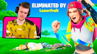 Reacting to Players Eliminating me In Fortnite [upl. by Angle]