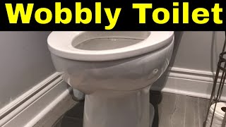 How To Fix A ShakingWobbly Toilet2 Easy Ways [upl. by Nelleyram]