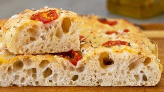 No Knead Focaccia Bread Recipe [upl. by Jervis]