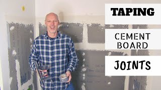 How to tape Cement Board Joints [upl. by Rik]