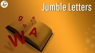 jumbled letters Arrange letters to make meaningful words [upl. by Elsilrac910]