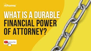 Durable Financial Power of Attorney  EXPLAINED [upl. by Bazil759]