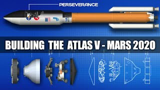 How To Build Atlas V Mars 2020  Perseverance Rover in Spaceflight Simulator [upl. by Yeldnarb994]