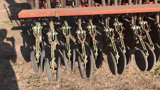 Seeding Organic Oats amp Alfalfa with Tye Grain Drill [upl. by Lorollas978]