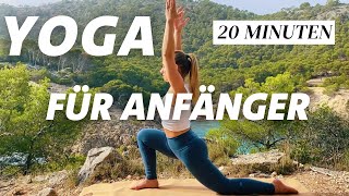 Einfaches Yoga für Einsteiger  20 Minuten Yoga Flow 🦋 [upl. by Gard]