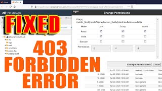 How to Fix The 403 Forbidden Error Step by Step ☑️ [upl. by Aniala]