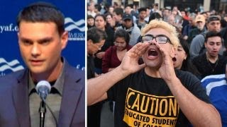 Ben Shapiro speaks at UC Berkeley amid protests [upl. by Rayshell]