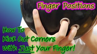 Bowling Finger Positions 1 Minute Tip  Knock Out The Corner Pins [upl. by Queri811]