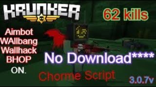 Krunkerio HACK SCRIPT  no Download Tampermonkey  Aimbot  wallbang  AntiBan  ChotuGamerYT [upl. by Alliuqaj]