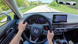 2022 Honda Civic  POV Test Drive Binaural Audio [upl. by Ztnarf]