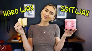 What wax should you be using Hard wax or Soft wax tutorial [upl. by Anahsat]