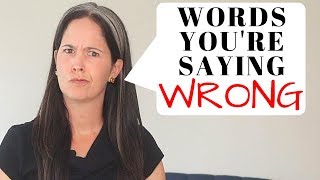 English Words You’re Probably Mispronouncing ❌Difficult English Pronunciation  Rachel’s English [upl. by Calhoun]