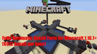 Auto Basalt Farm for Minecraft 11626912 Basalthour [upl. by Bjork782]