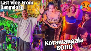 Koramangala Bangalore Nightlife First Experience 🥵 Last Vlog From Bangalore  Dablulifestyle [upl. by Aket]