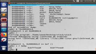 Buffer Overflow Vulnerability Lab Software Security Lab [upl. by Notyalc]