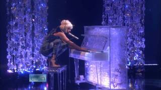 Lady GaGa  Poker Face Live on Ellen HD with Interview [upl. by Lanaj]