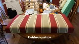 How to Cover a Cushion [upl. by Kempe]