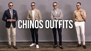 How To Wear Chinos  6 Ways To Wear Chinos for Men  Summer Outfit Ideas [upl. by Harifaz]