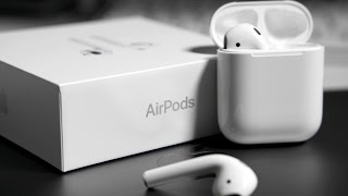 AirPods  Unboxing and Review [upl. by Hnoj]