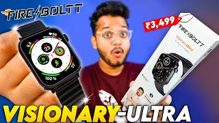 Fireboltt Visionary Ultra Luxury Smartwatch Unboxing amp Review  AMOLED Display Metal Strap [upl. by Cardie]