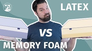 Memory Foam Vs Latex Mattresses  Which Is The Absolute Best [upl. by Allertse224]