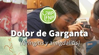 El dolor de garganta faringitis y amigdalitis [upl. by Jenilee559]