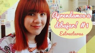 【Aprendamos a dibujar  1】Estructuras ❤ [upl. by Eidnas]