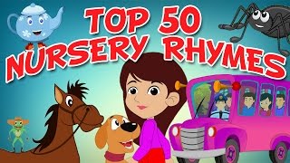 Top 50 Hit Songs  Collection Of Animated Nursery Rhymes For Kids [upl. by Eb609]