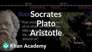 Socrates Plato Aristotle  World History  Khan Academy [upl. by Bilak]