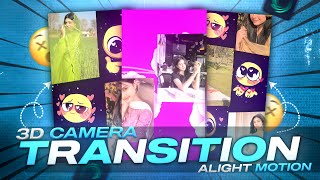 3D Camera Transition In Alight Motion  Best Full Transition Tutorial In Mobile  Dev2op [upl. by Ecarg]