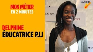 Educateurrice PJJ  Mon métier en 2 minutes [upl. by Sherl]