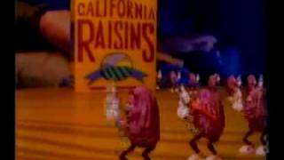 California Raisins Commercial 1986 [upl. by Yedsnil175]