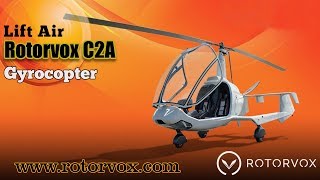 RotorVox Rotorvox autogyro Rotorvox C2A gyroplane from Rotorvox by  Liftair [upl. by Crowley]