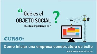 Qué es el Objeto Social  qué tan importante es [upl. by Adigirb]