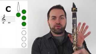 Clarinet  The 5Note Scale C D E F G [upl. by Elleirbag]