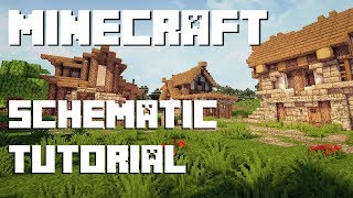 Minecraft Tutorial Schematics [upl. by Ofori]