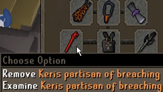 Testing NEW Keris Partisan Raids 3 Weapon  OSRS [upl. by Tamra]