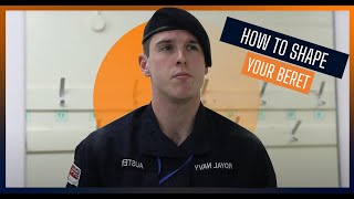 How to shape your beret  Royal Navy [upl. by Brace]