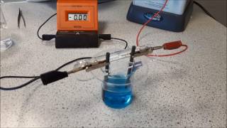 AQA Electrolysis required practical [upl. by Auhel870]