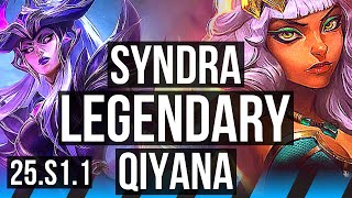 SYNDRA vs QIYANA MID  Legendary  NA Challenger  25S11 [upl. by Oglesby]