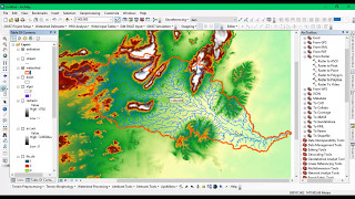 Watershed Delineation Using ArcGIS 103 [upl. by Rabiah]