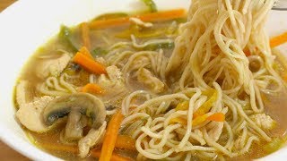 SOPA DE FIDEOS CHINOS  ALE DE NAVA [upl. by Jarred]