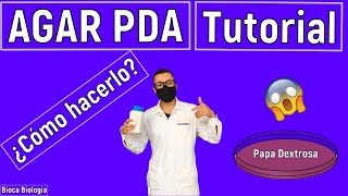 Tutorial ¿Cómo hacer agar Papa Dextrosa PDA Correctamente [upl. by Einial]