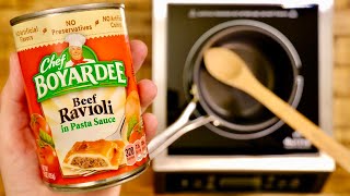 How To Cook Chef Boyardee Ravioli [upl. by Etnovad]