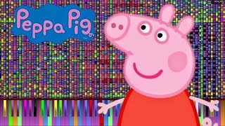 IMPOSSIBLE REMIX  Peppa Pig Theme Song  Piano Cover [upl. by Hanover]