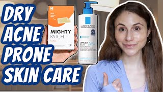 How to TREAT ACNE WHEN YOU HAVE DRY SKIN Dr Dray [upl. by Tips]